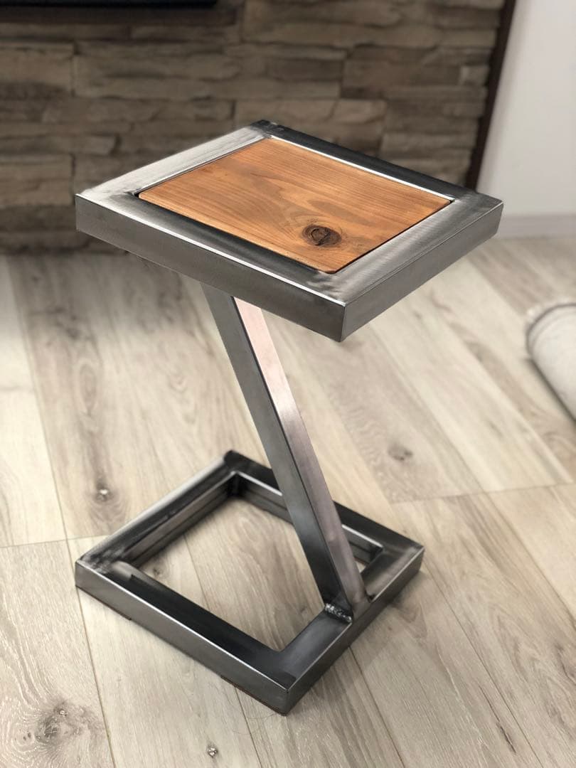 wood×iron サイドテーブル