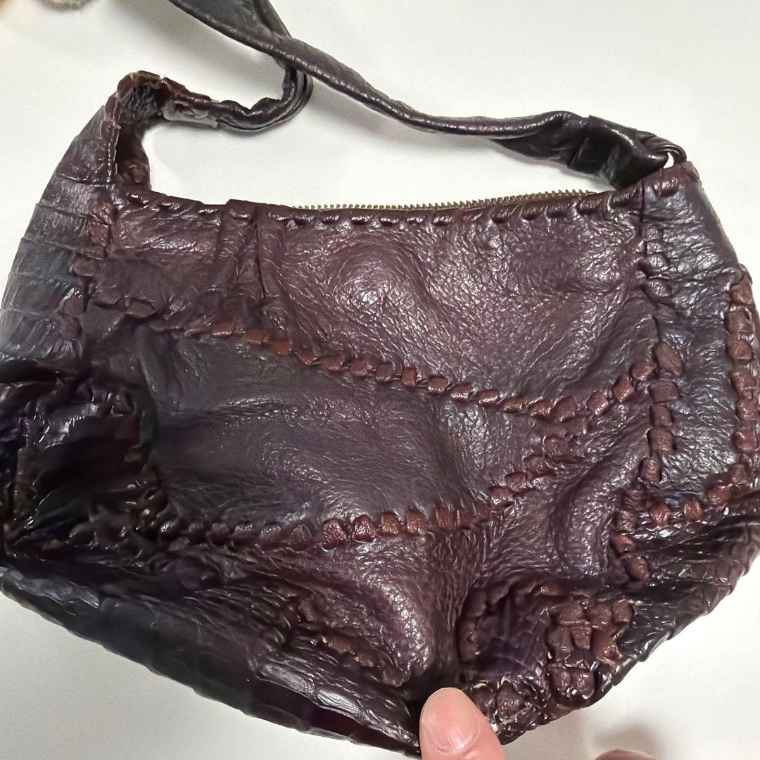 「ももこさん専用〜ʕ•ᴥ•ʔ」Ibiza ワニ革とペッカリーのハンドバッグ 未使