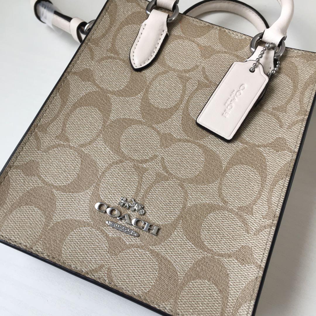 コーチ バッグ レディース ショルダーバッグ 2WAY ハンドバッグ ベージュ