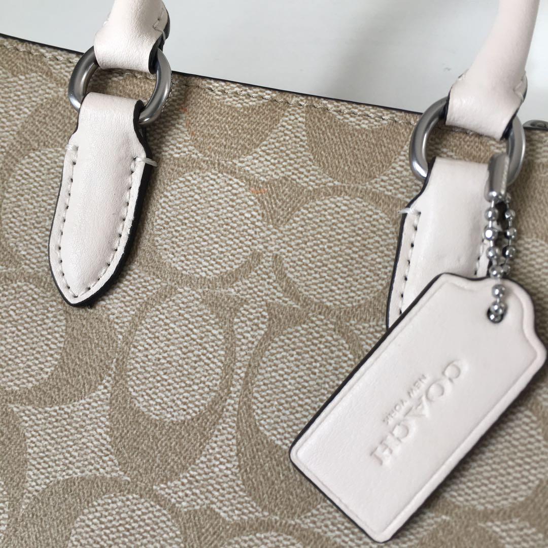 コーチ バッグ レディース ショルダーバッグ 2WAY ハンドバッグ ベージュ