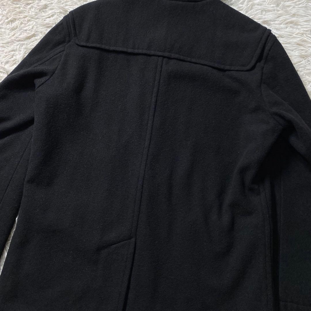 美品】バーバリーブラックレーベル　ダッフルコート　金具　ノバチェック　ナイトロゴ