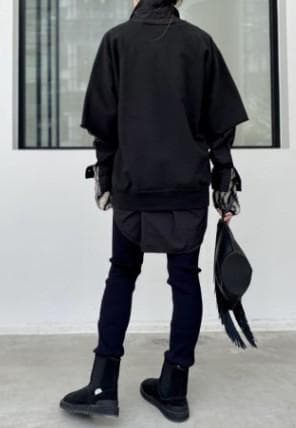 L'Appartement別注　SUICOKEムートンサイドゴアブーツ黒25cm