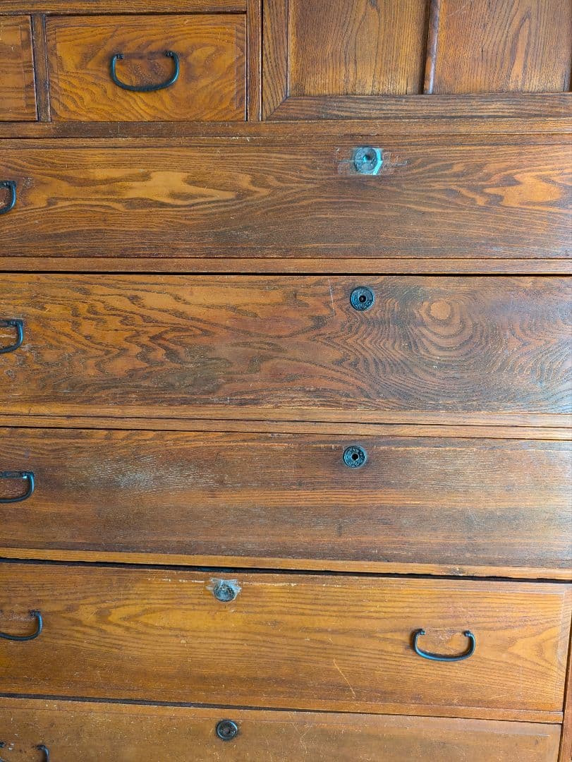 骨董品　木製和風箪笥　アンティーク　タンス