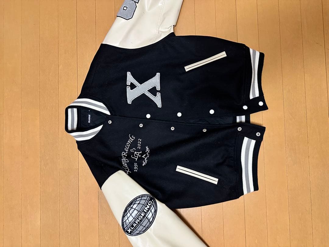 【同色同サイズ1点のみ！】XLARGE スタジャン ブラック 2023