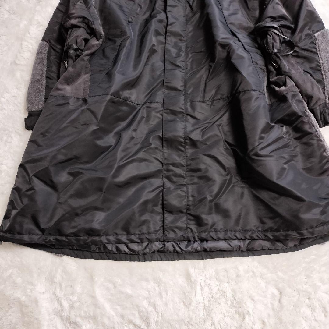 エシンタ モンスター 中綿オーバーコート 新品タグ 黒 M 防寒 ユニセックス