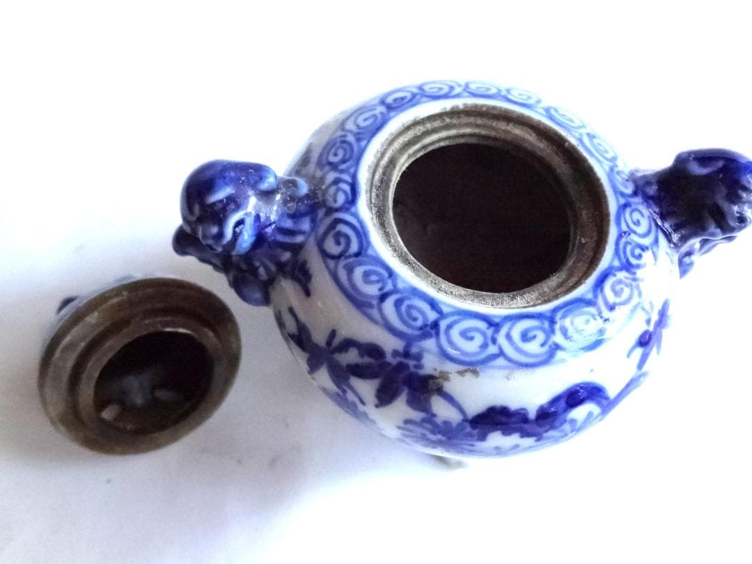 中国　骨董品　道八　獅子　香炉　アンティーク　陶器　おすすめ品　希少品　激レア