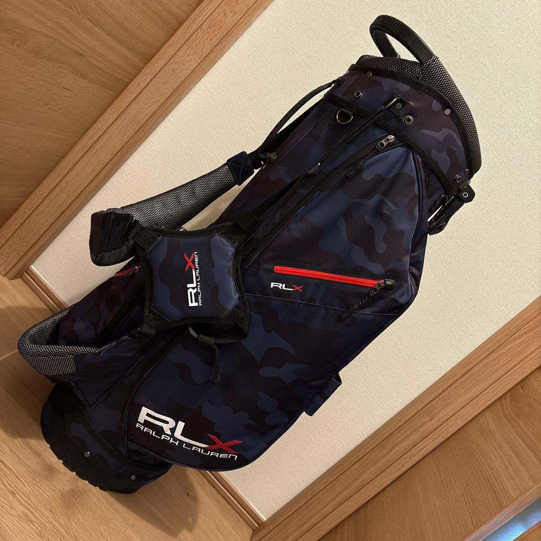RLX Ralph Lauren スタンド付きキャディバッグ　迷彩柄　中古