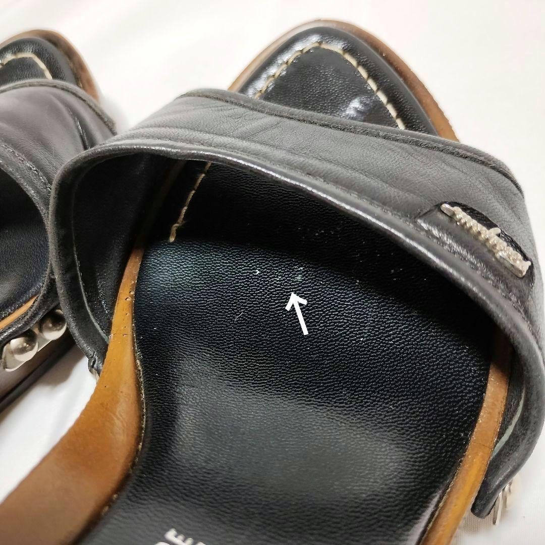 フェラガモ ミュール 本革製 レザー Salvatore Ferragamo