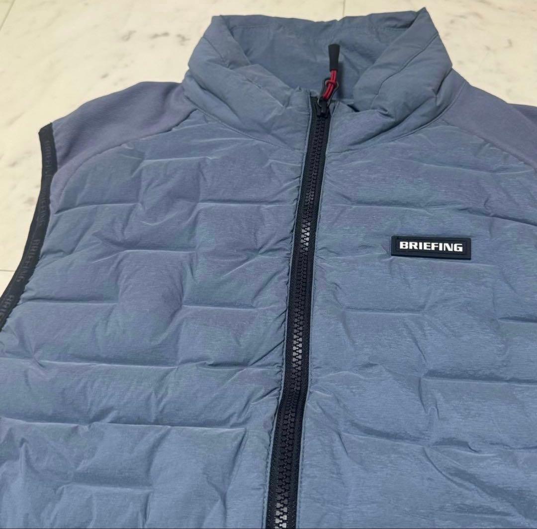 ブリーフィングゴルフ　ハイブリッドダウン　メンズ　ブルー　M