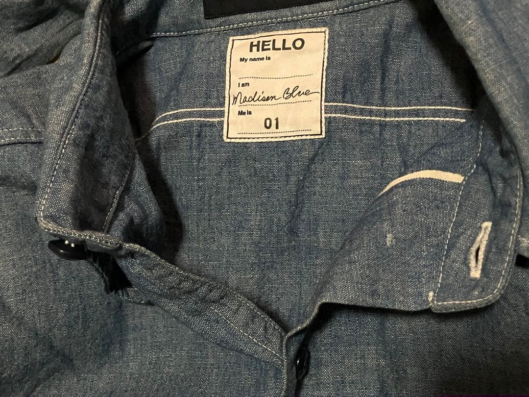 MADISONBLUE シャンブレーシャツ
