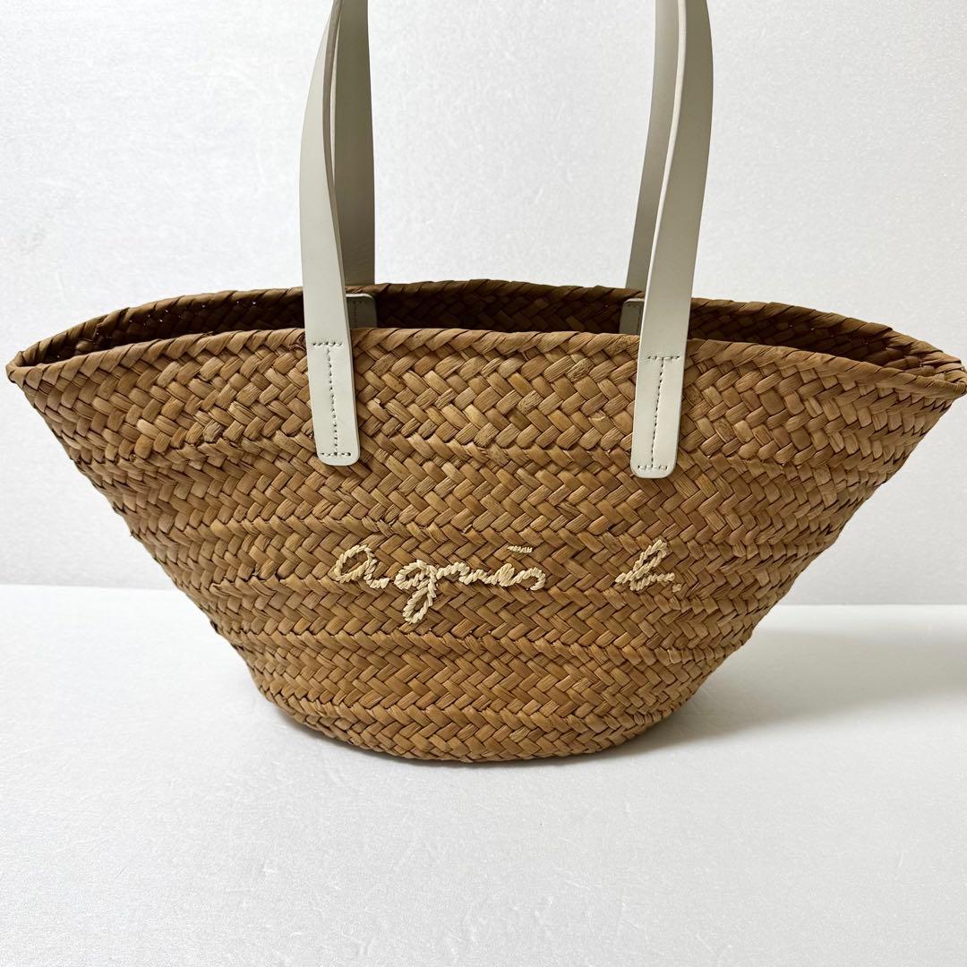【美品】 agnes b. アニエスベー カゴバッグ バスケットバッグ