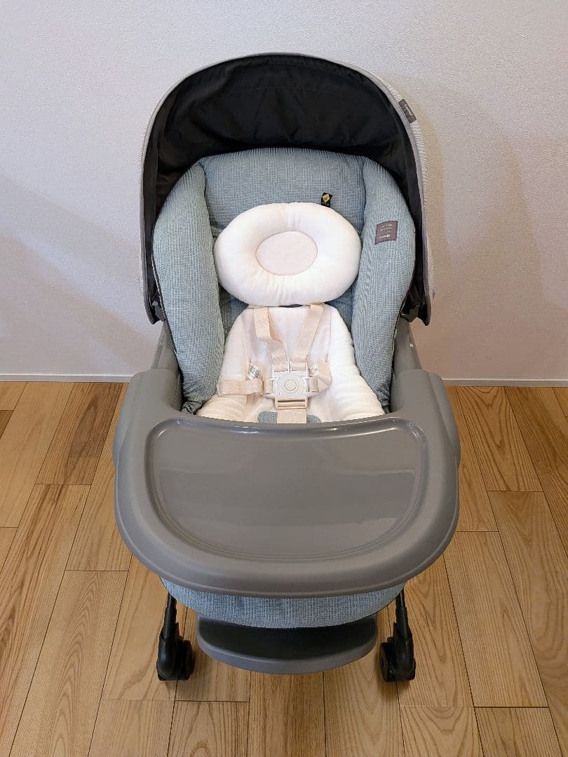 【美品】コンビ ネムリラ オートスイング BEDi Long スリープシェルEG