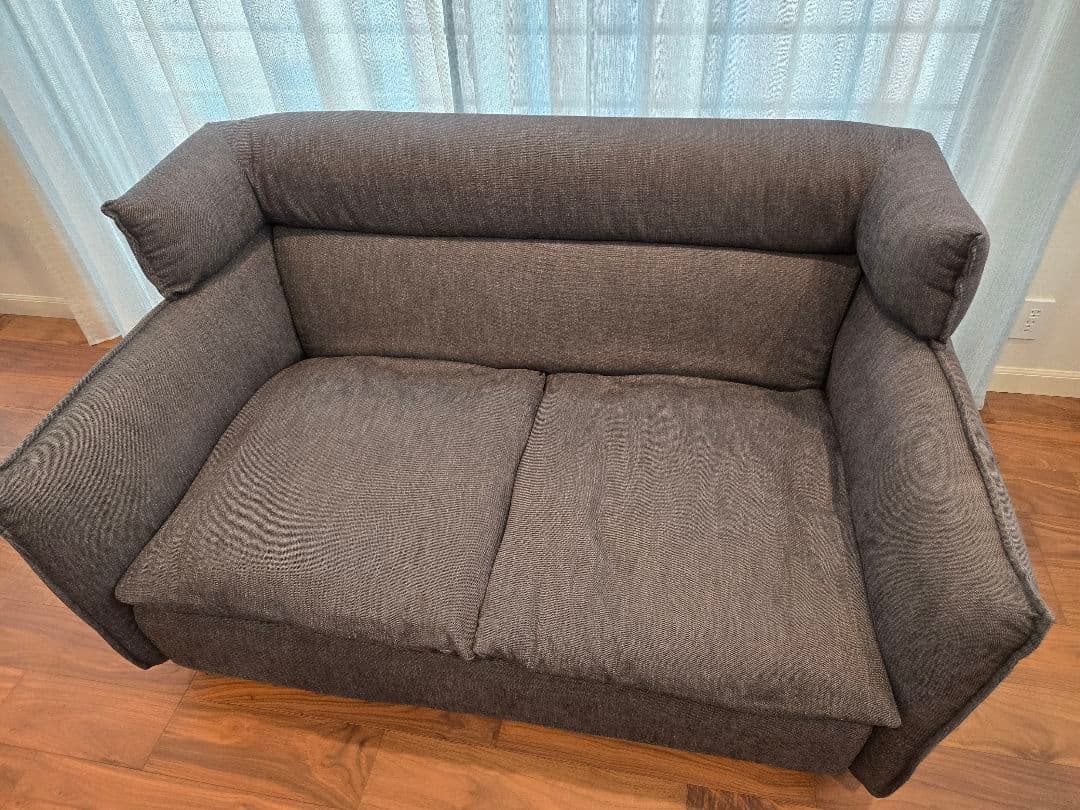 ニトリ 2人用布張りソファ ソフティーナDGY