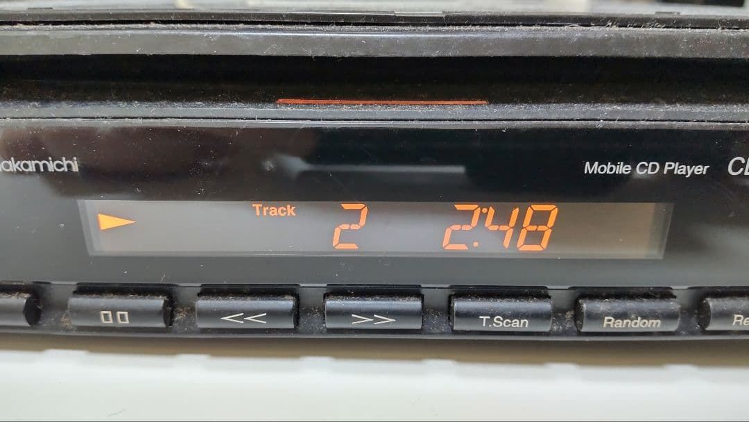 ナカミチ CD-30Z モバイルCDプレーヤー 配線付き