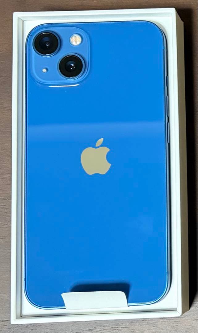 Apple iPhone 13 青色 256GB本体 & ケースなどのおまけ付き