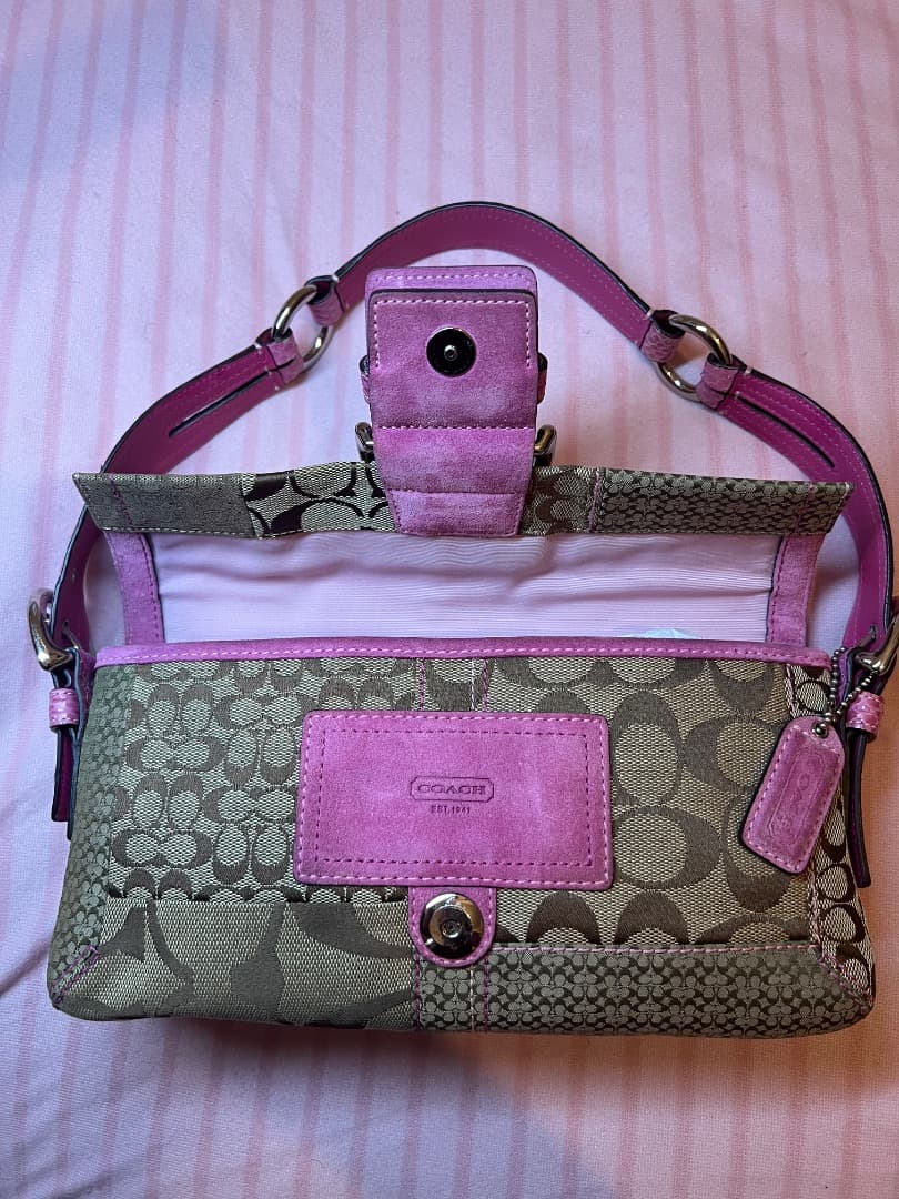 コーチ ソーホー パッチワーク ショルダーバッグ