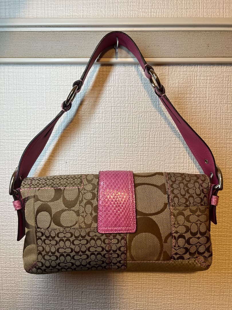 コーチ ソーホー パッチワーク ショルダーバッグ