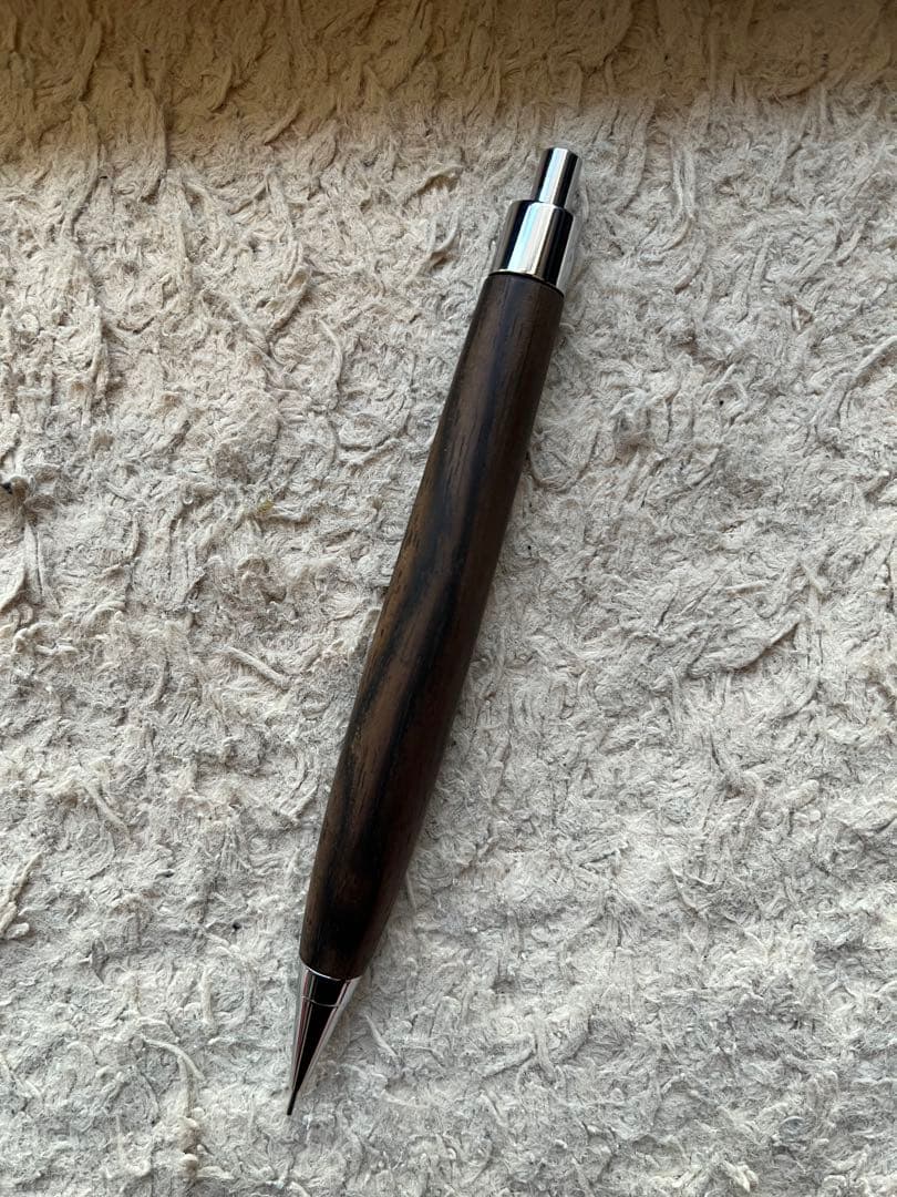 匿名発送　クラフトエー CraftA MP202 黒柿 シャープペン　孔雀杢