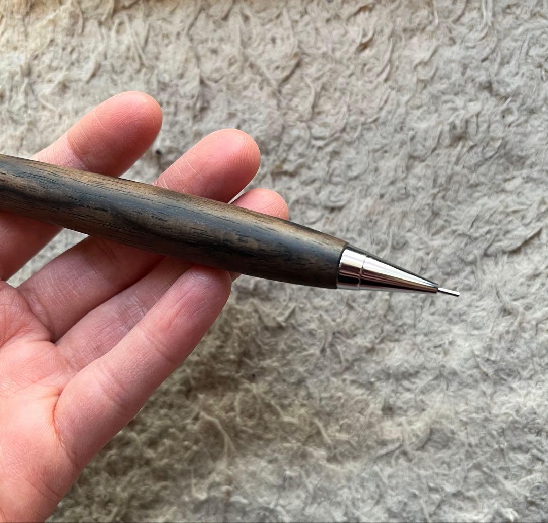 匿名発送　クラフトエー CraftA MP202 黒柿 シャープペン　孔雀杢