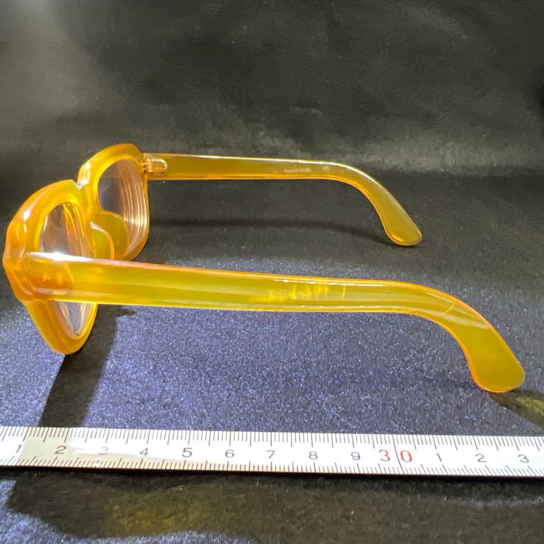 本白鼈甲　K18刻印金具厚手極上手眼鏡　ケース付　東Y7-1226☆1Fチヒオニ