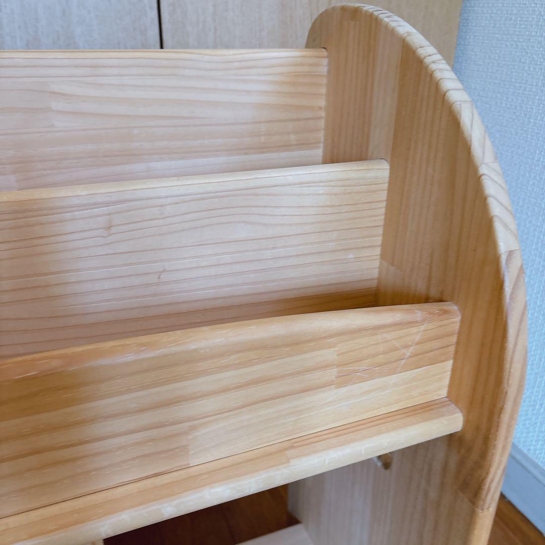 絵本棚② 木遊舎 MOKUYUSYA 無塗装 天然木 パイン材