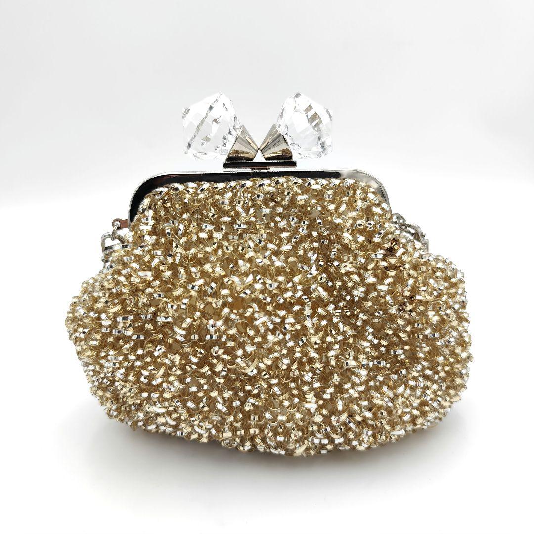 美品 ANTEPRIMA ワイヤーバッグ ゴールド ショルダー 2way