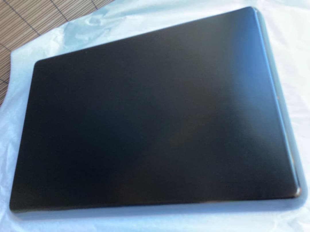 輪島塗　本堅地　唐子蒔絵　お盆　長方形