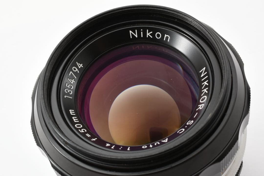 超美品 ニコン NIKKOR-S.C Auto 50mm f1.4 B474