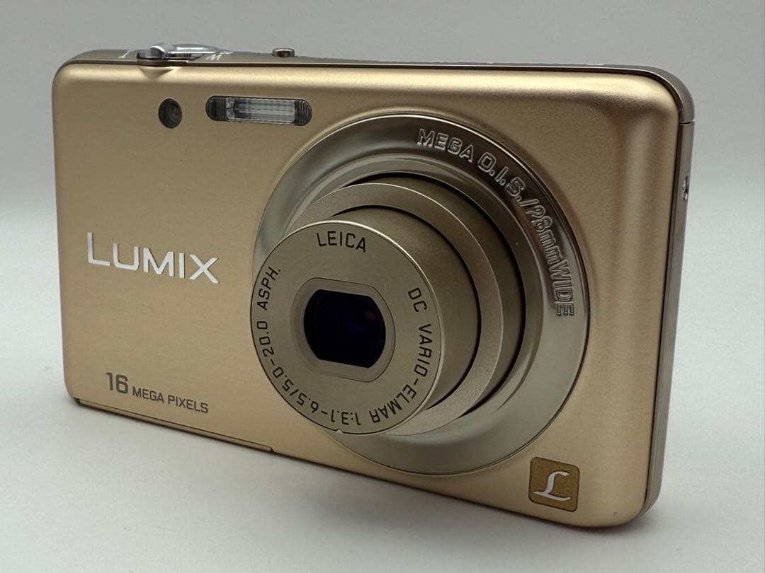 【極美品】 Panasonic LUMIX DMC-FH7 ゴールド