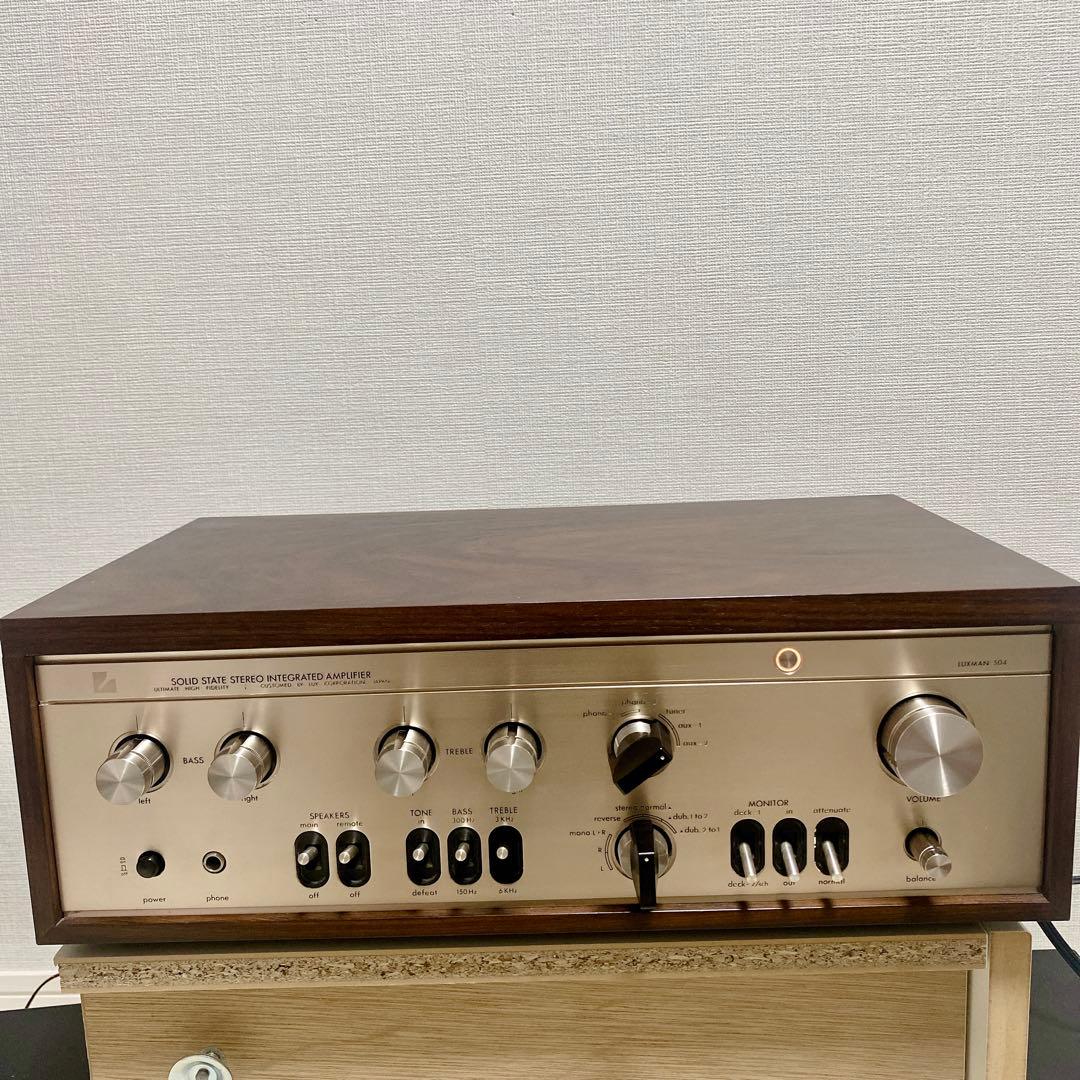 LUXMAN L‑504 プリメインアンプ 元箱付き 名機 ビンテージ