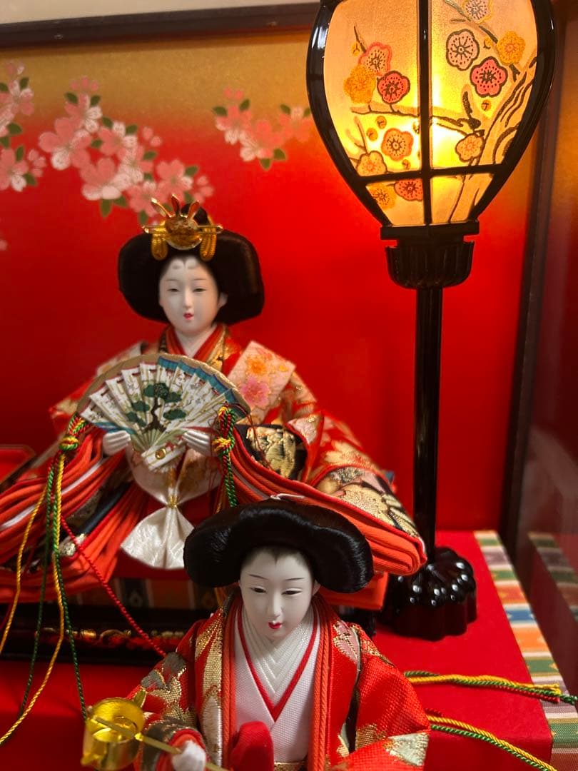 雛人形　ガラスケース