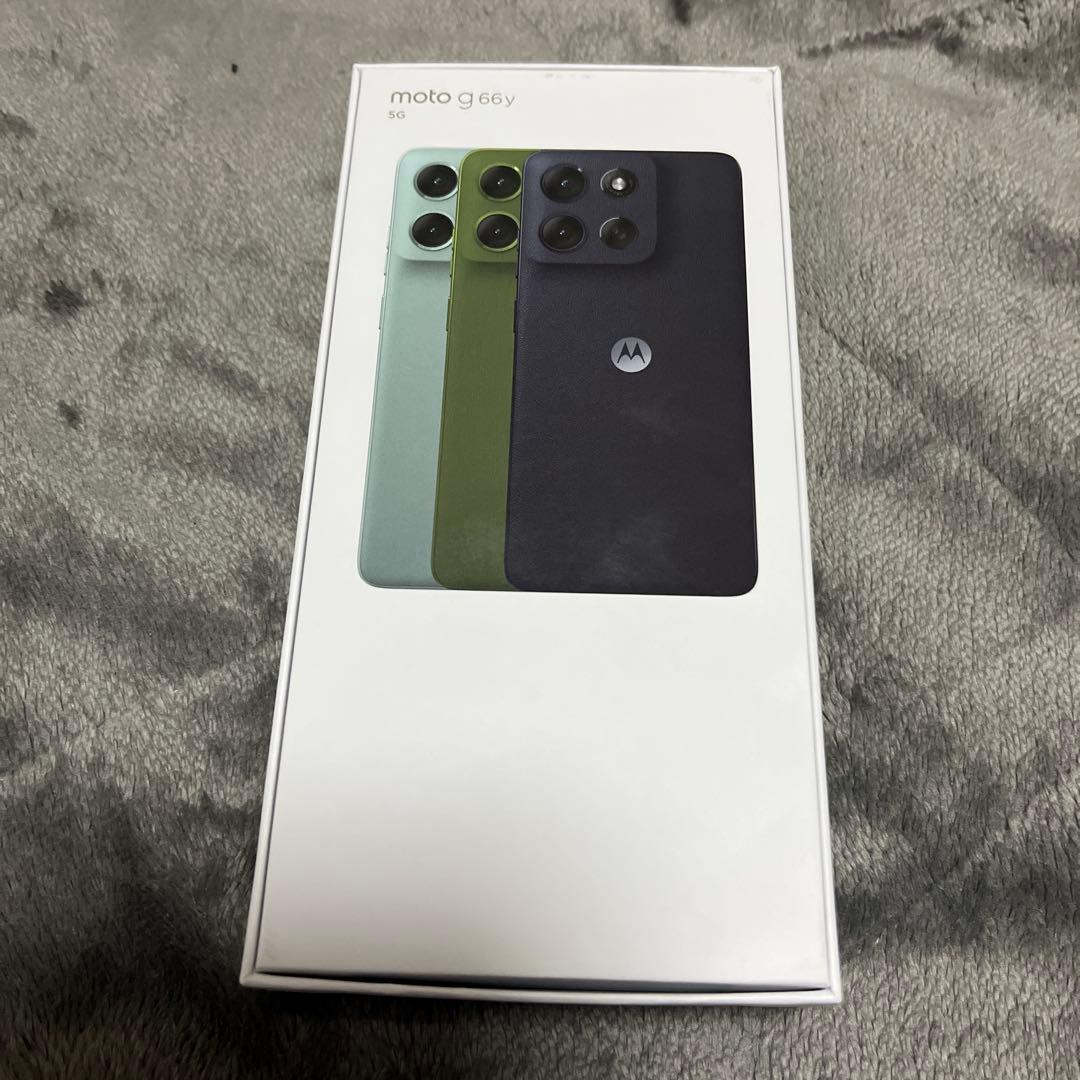 新品 motorola moto g66y 5G 本体 ブラックオイスター