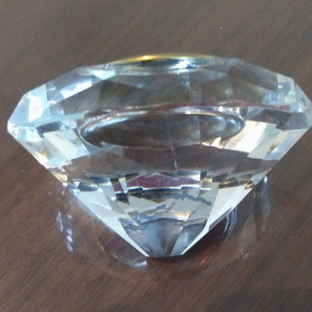 クリスタル 置き時計  美品です。