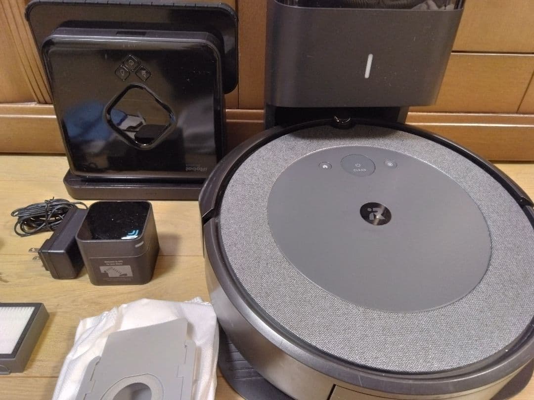 【使用495時間　掃除&拭き掃除連動セット】ルンバi3+ & ブラーバ380t