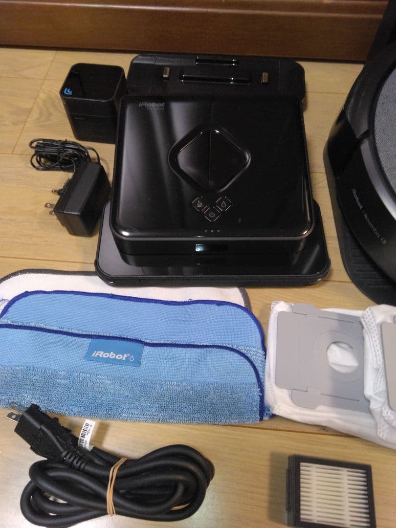 【使用495時間　掃除&拭き掃除連動セット】ルンバi3+ & ブラーバ380t