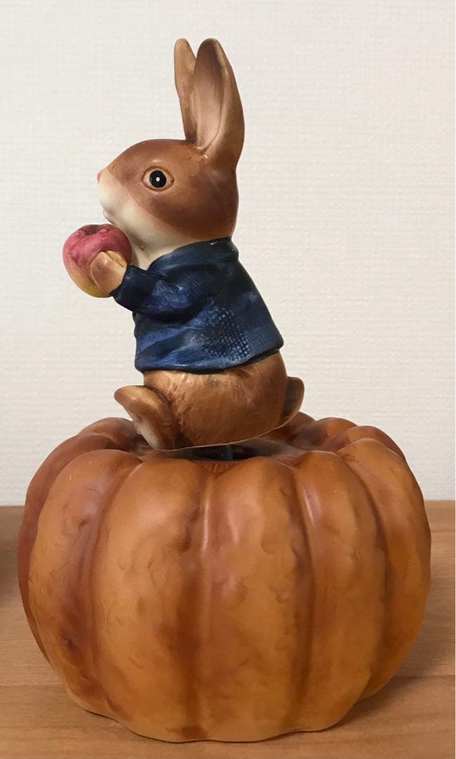 ピーターラビット　オルゴール　陶器
