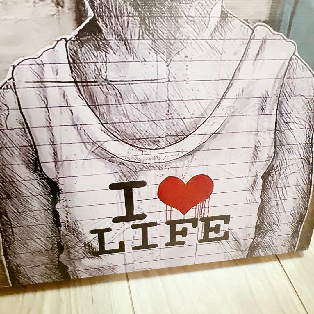 愛とお金 パネル 飾り絵 ポスター インテリア 絵 絵画 30x40cm