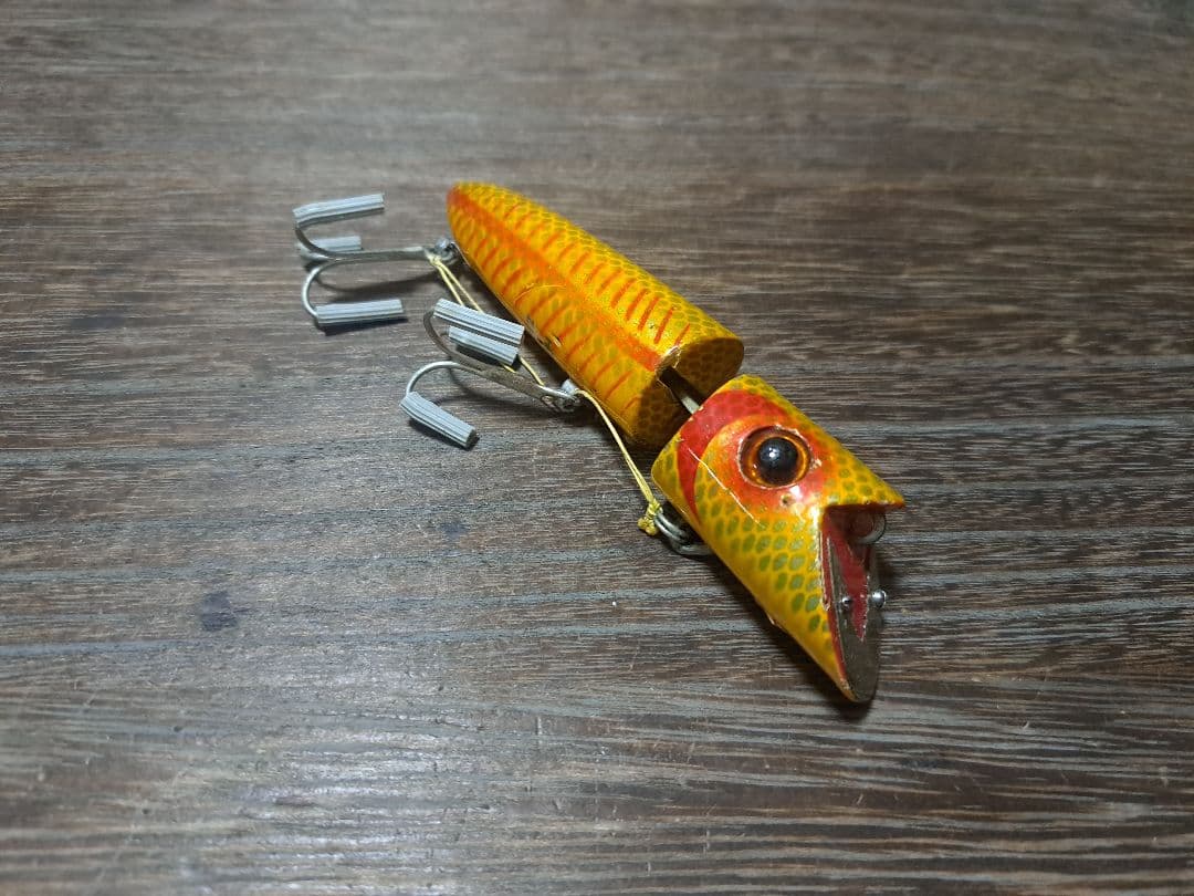 ヘドン　HEDDON　KING ZIG-WAG　テディベア　グラスアイ