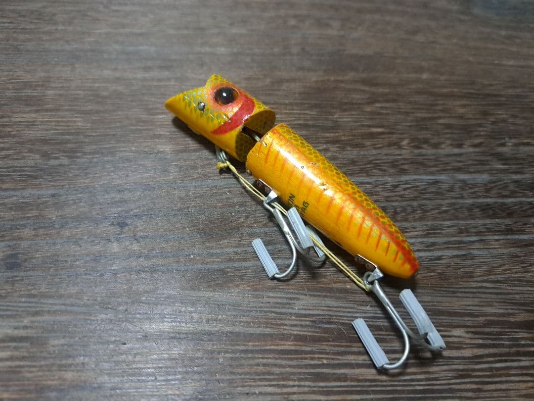 ヘドン　HEDDON　KING ZIG-WAG　テディベア　グラスアイ