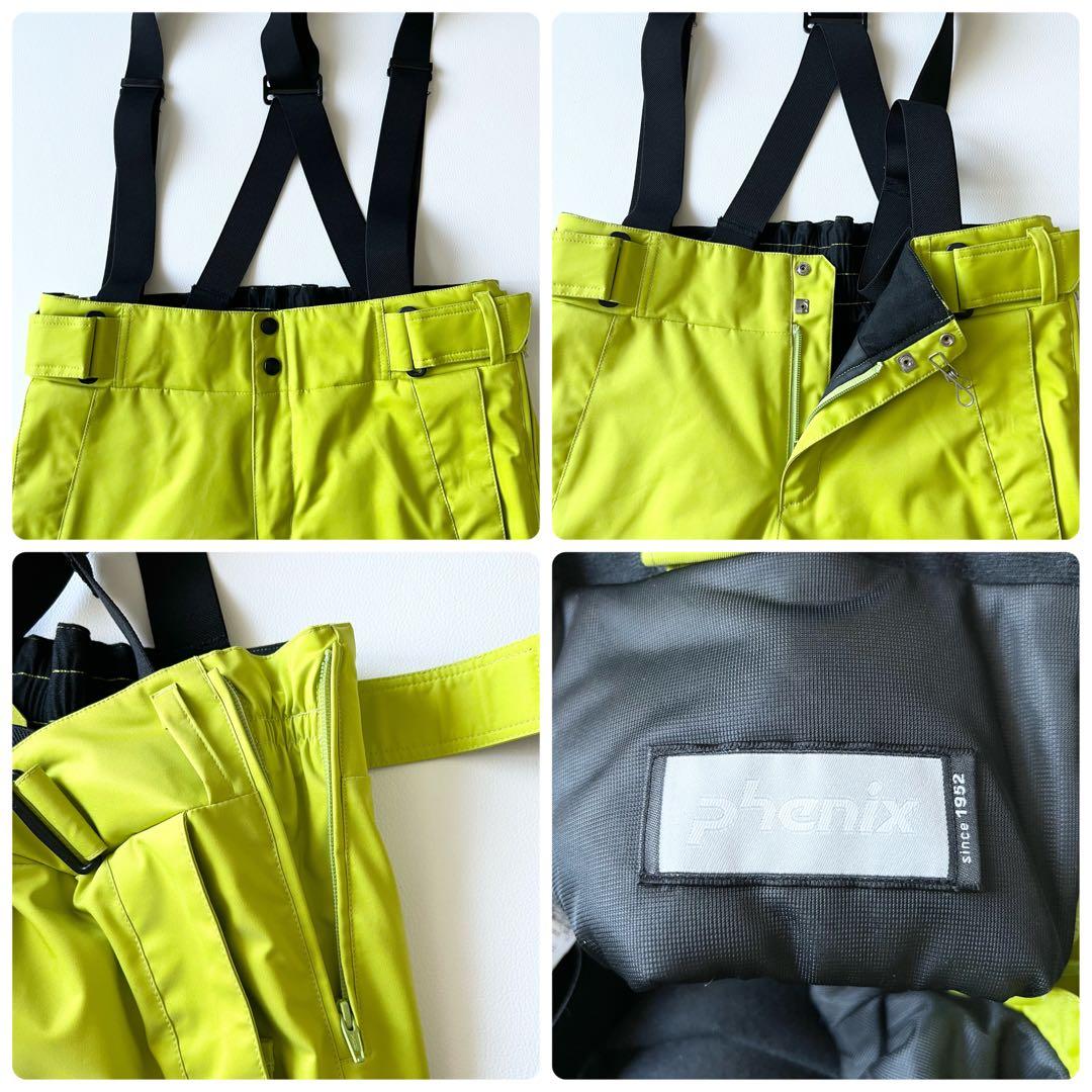 3269【美品】フェニックス　ジャケット パンツ 上下セット 黒　黄　M