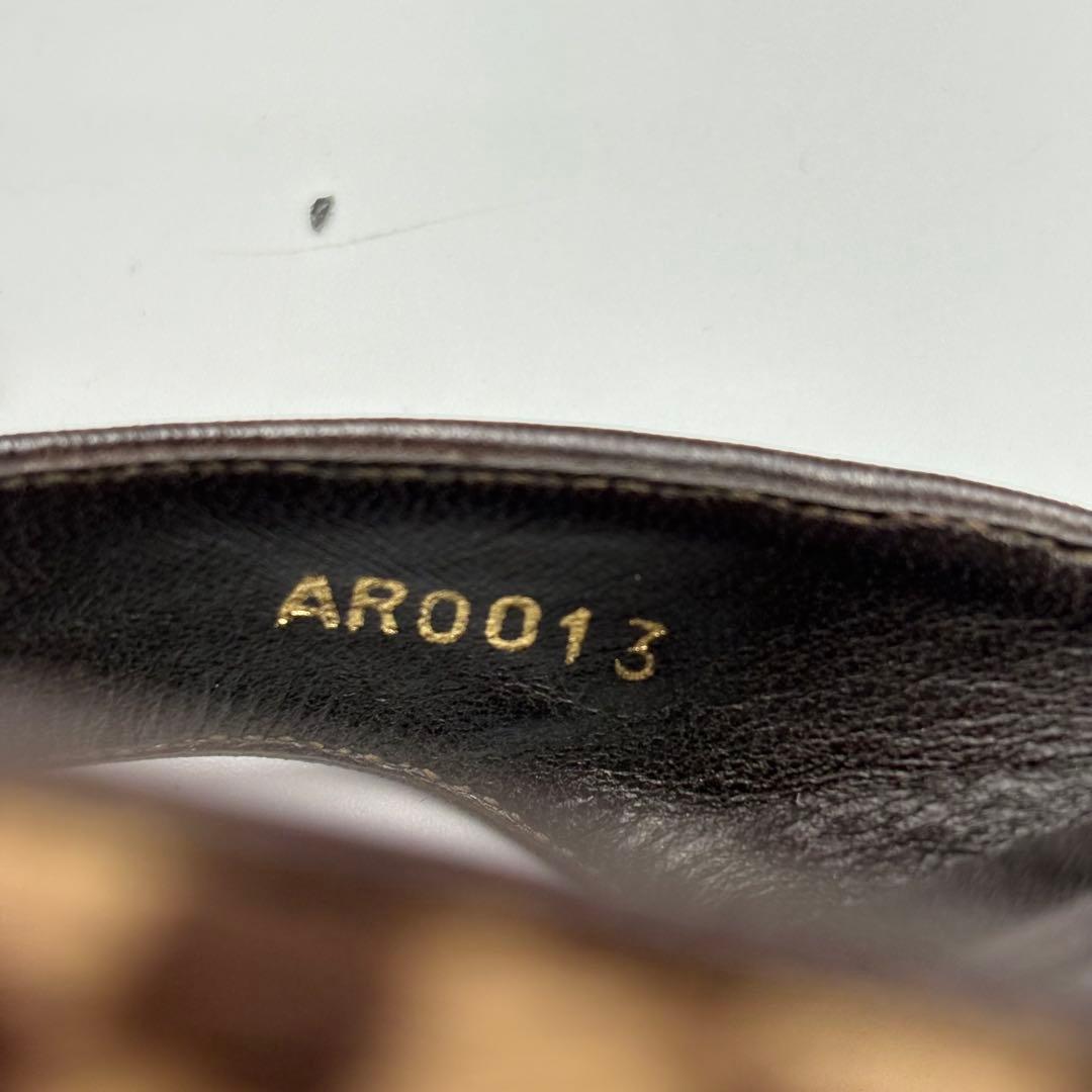 ルイヴィトン ダミエ ハラコ ミュール サンダル ファー 0725-S6538h