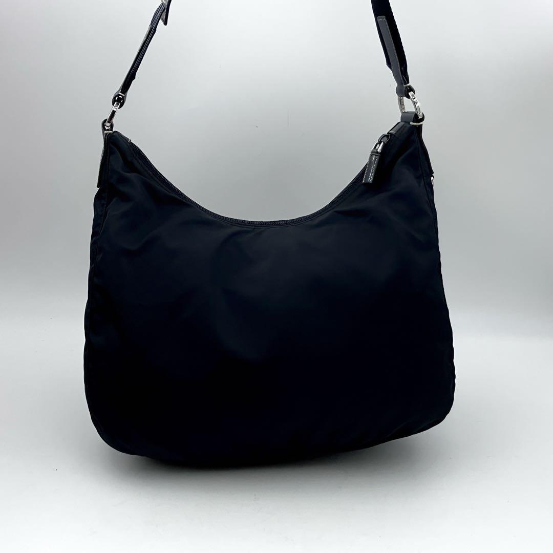 プラダ 3296 ナイロン テスート ショルダーバッグ 三角ロゴ ●BT0523