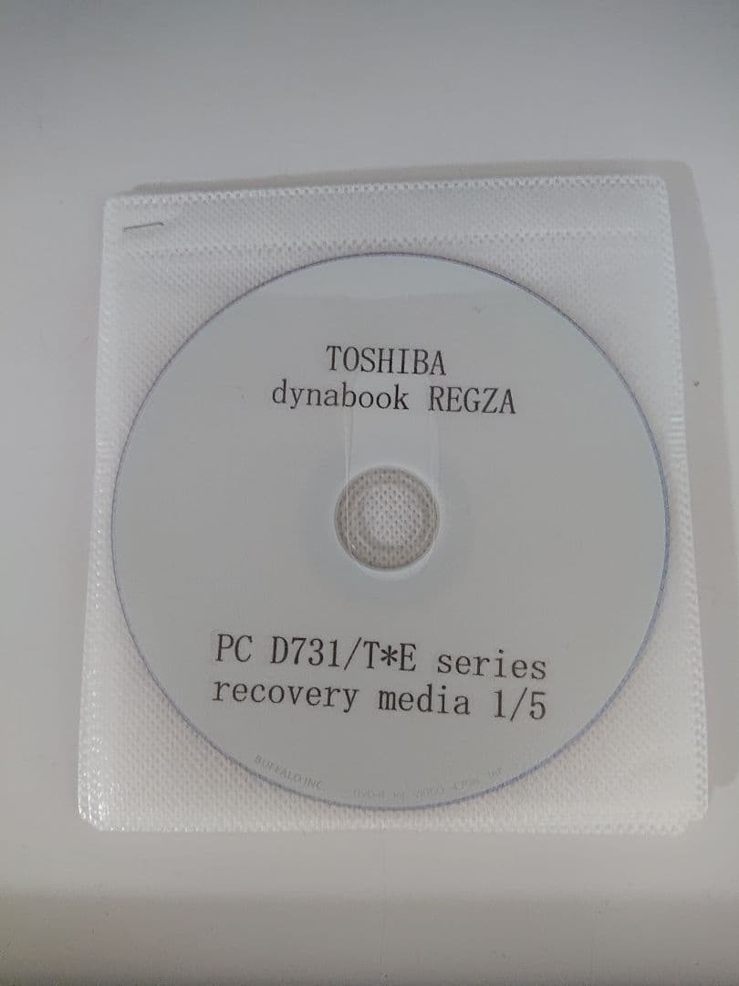東芝レグザREGZA PC D731/T7EW（テレビ視聴・録画可）