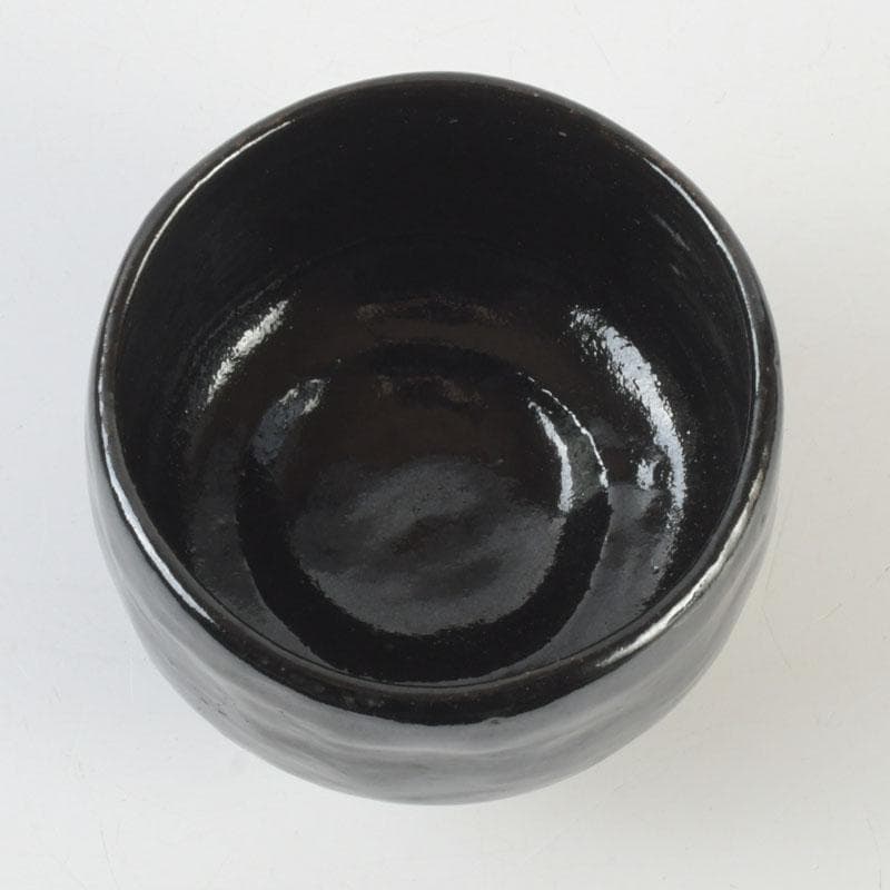 茶道具　楽吉左衛門　黒楽茶碗　共箱　V　9801
