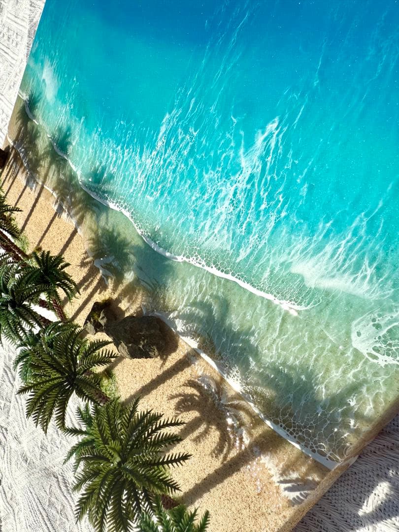 南国の癒し　レジンアート