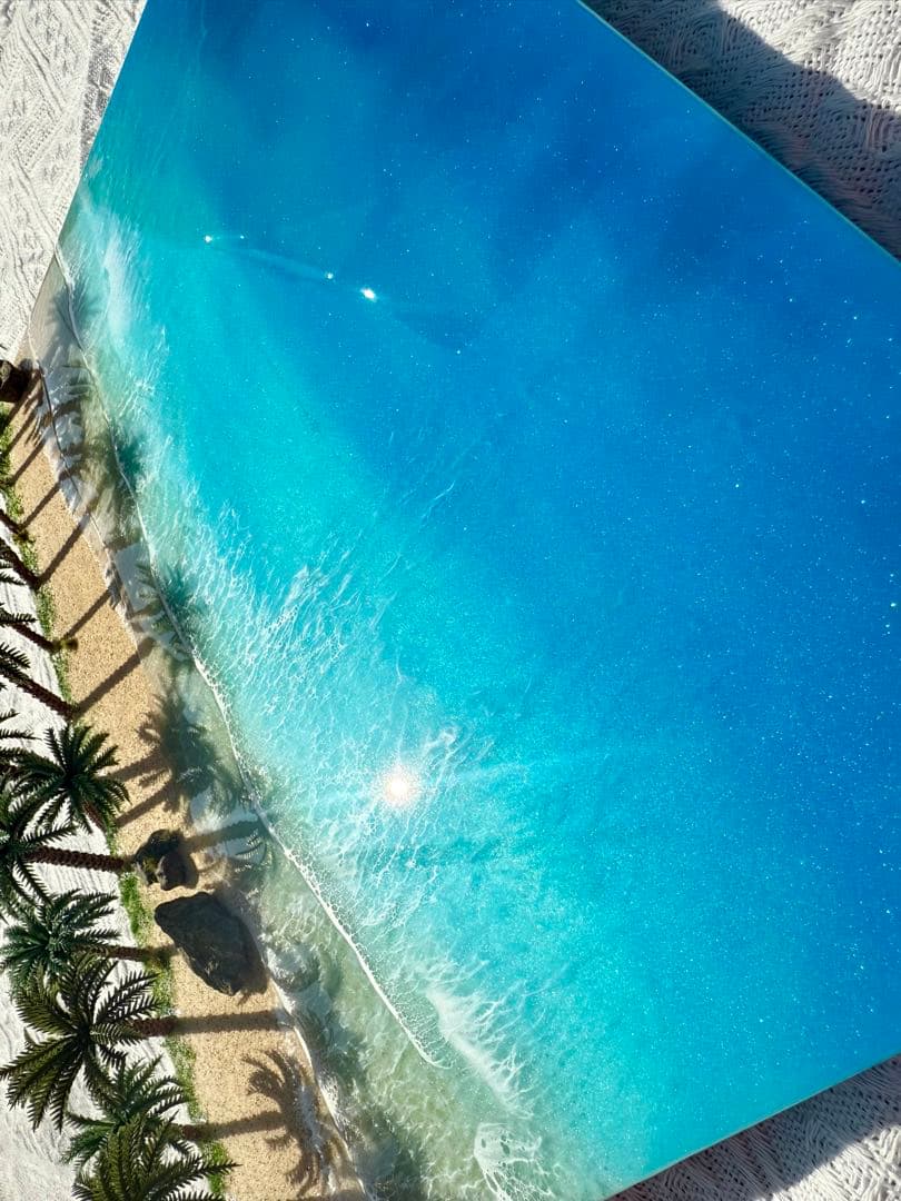 南国の癒し　レジンアート