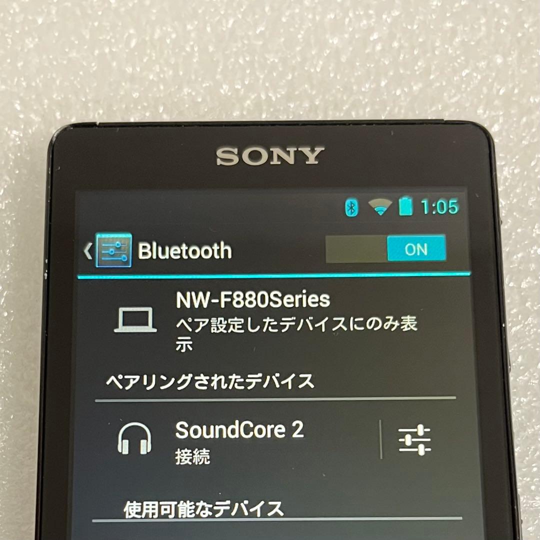 【バッテリー良好】SONY ウォークマン　NW-F886 32GB くろ
