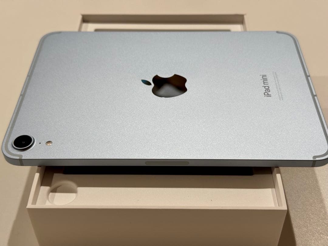 【美品】ipad mini7 セルラー ブルー　128g simフリー