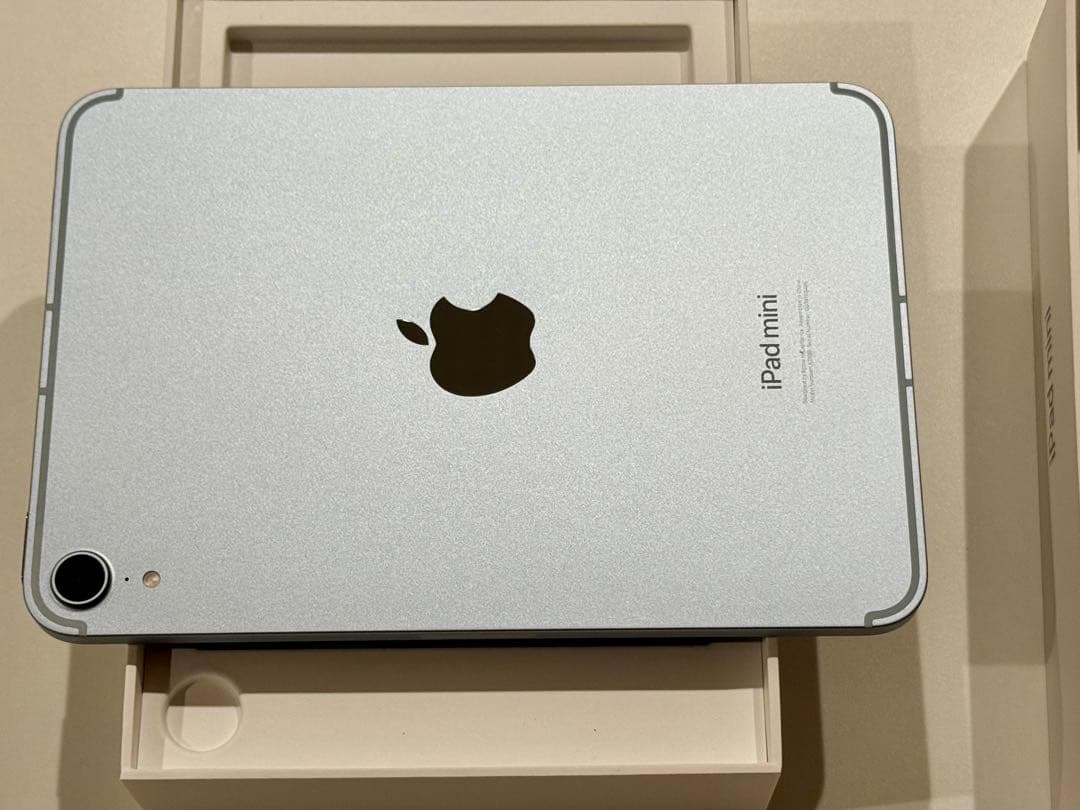 【美品】ipad mini7 セルラー ブルー　128g simフリー