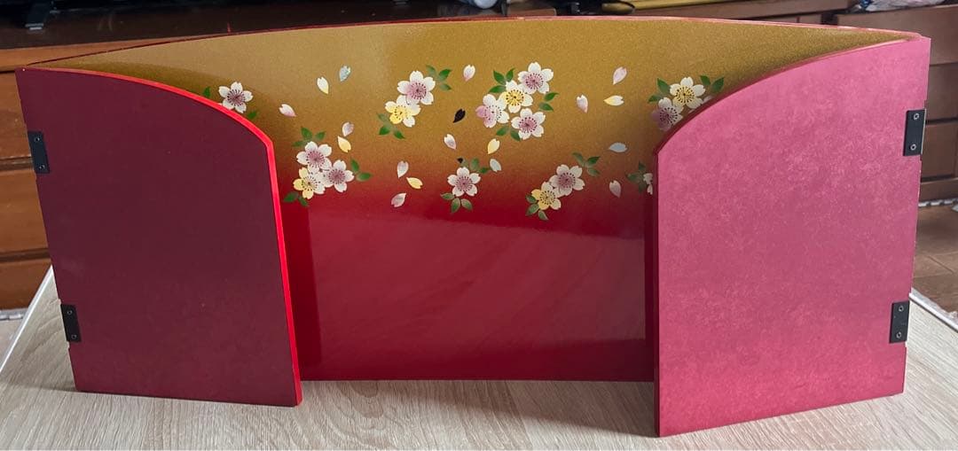 雛壇飾りの屏風